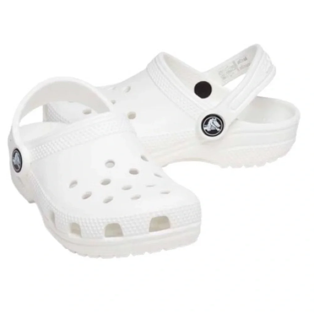 CROCS Classic Clog Kids Shoes in White